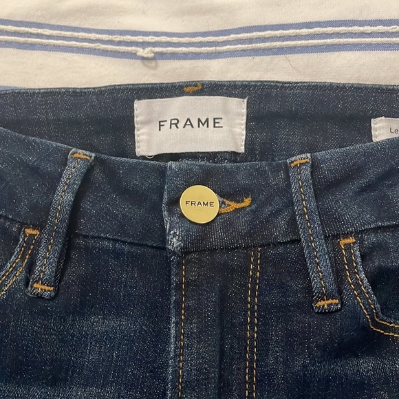 COPY - Frame Le Crop Mini Boot Cut Jeans in Filbert - Picture 5 of 10